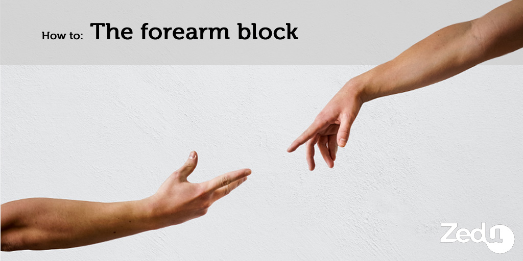 Zedu POCUS Coaching Corner - How to: The forearm block