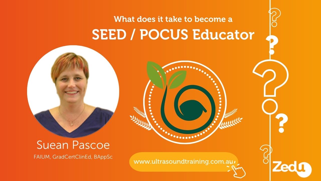 What does it take to become a sonographer educator in the emergency department (SEED) or POCUS educator