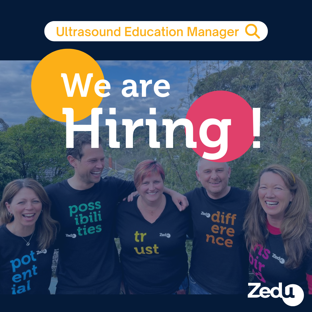 Zedu Ultrasound Training Solutions is looking for an education manager - are you that person?