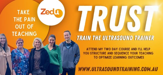 Zedu TRain the UltraSound Trainer TRUST program