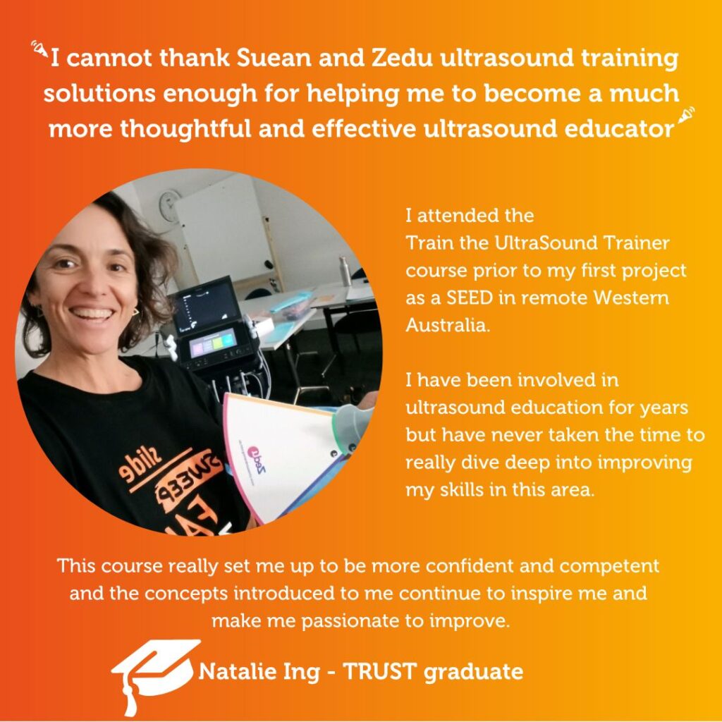 Zedu - TRain the UltraSound Trainer - the ultimate ultrasound instructor course.