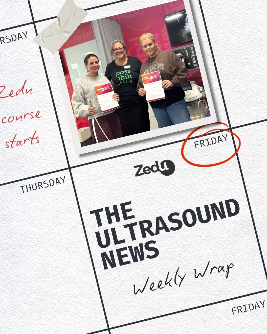 The Zedu weekly wrap - bringing together the best in free ultrasound news, views and opinions from across the internet.
