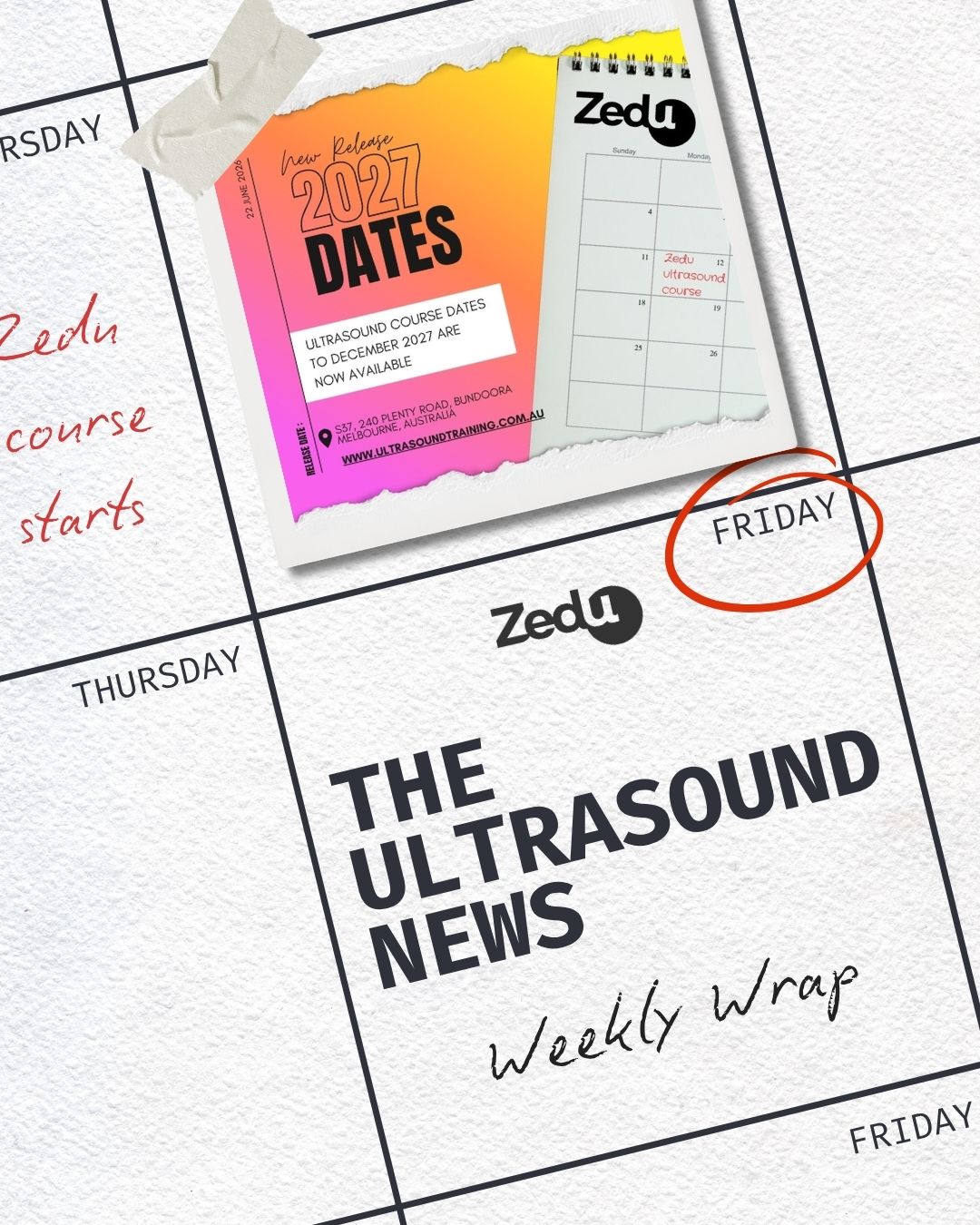 The Zedu weekly wrap - bringing together the best in free ultrasound news, views and opinions from across the internet.